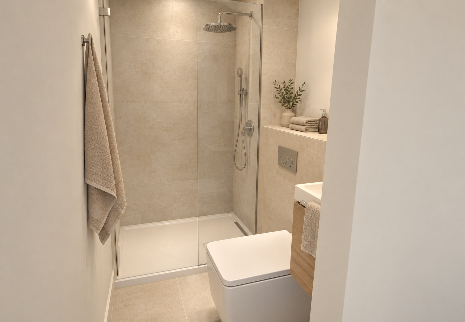 Ground-floor shower room