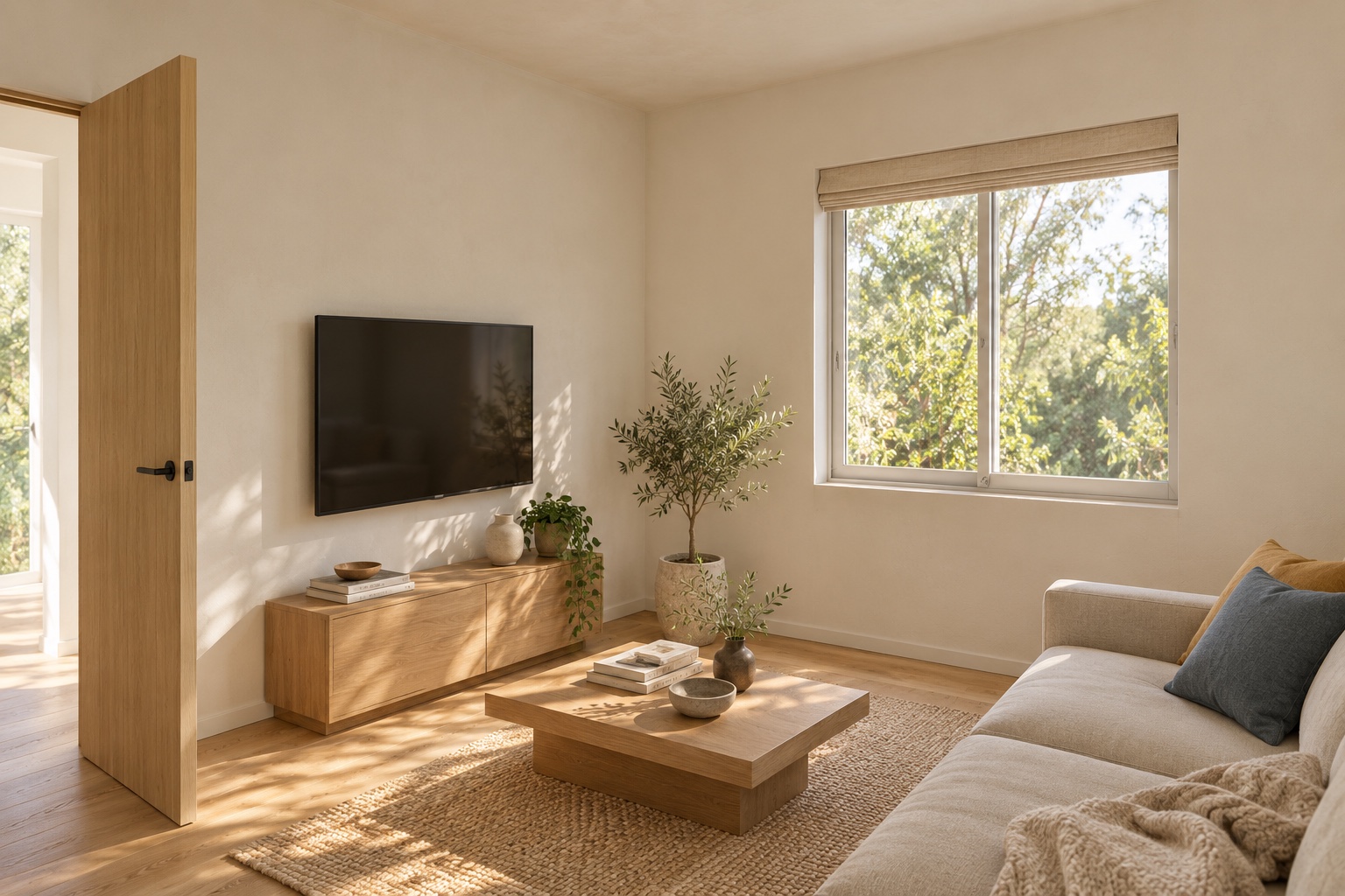 Inside the new front living room