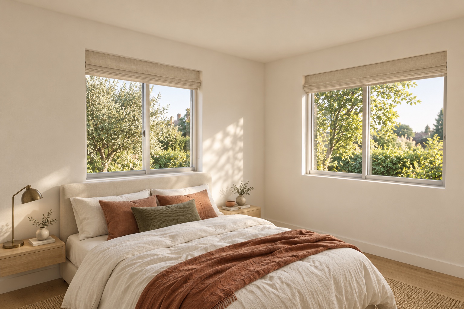 Inside the new bedroom suite
